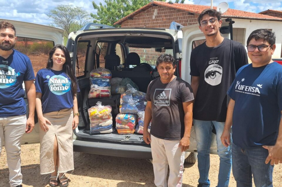 Ufersa: Natal Sem Fome em Angicos Beneficia 50 Famílias e Instituições Locais